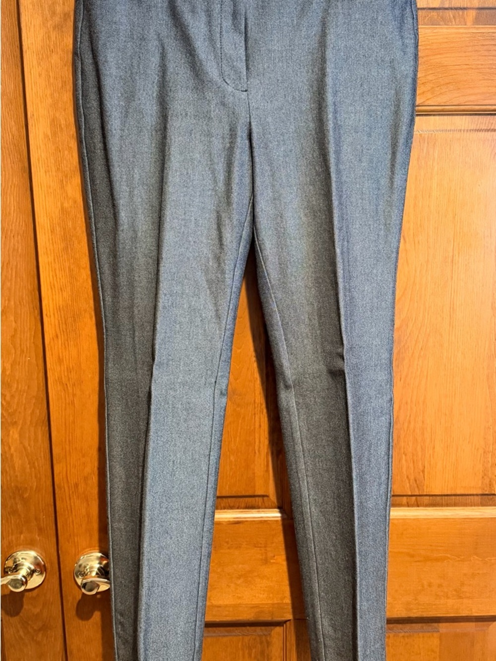 LOFT Black & White Herringbone Pants